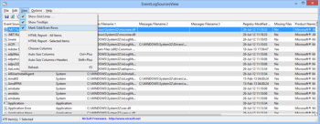 EventLogSourcesView screenshot 2