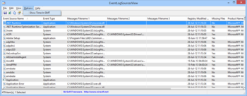 EventLogSourcesView screenshot 3