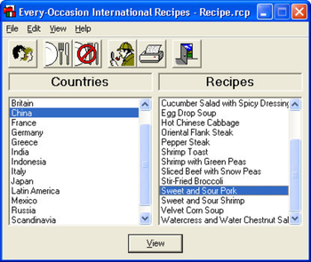 Every-Occasion International Recipes screenshot