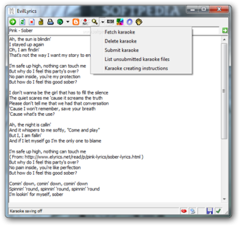 EvilLyrics screenshot 3