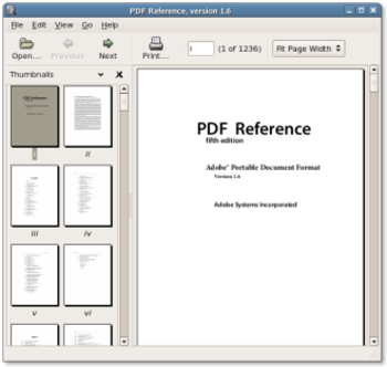 Evince for Windows screenshot