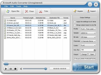 Eviosoft Audio Converter screenshot 2