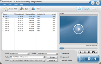 Eviosoft iPod Video Suite screenshot