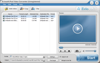 Eviosoft iPod Video Suite screenshot 4