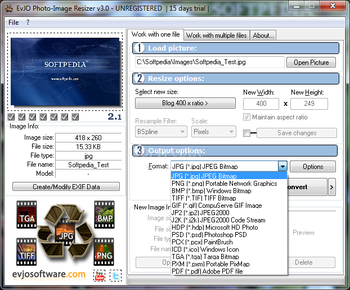 EvJO Photo-Image Resizer screenshot 3