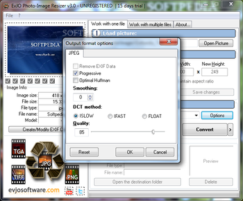 EvJO Photo-Image Resizer screenshot 4