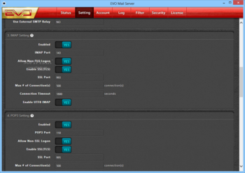 EVO Mail Server screenshot 3