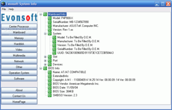 Evonsoft System Info screenshot 2