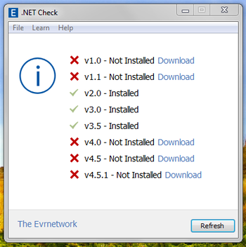 Evrnet .NET Check screenshot 2