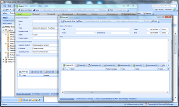 eWay-CRM screenshot