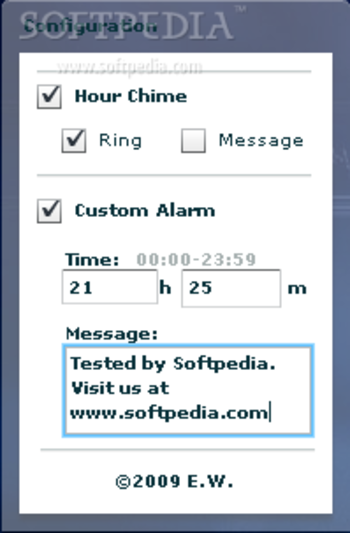 EWClock screenshot 2
