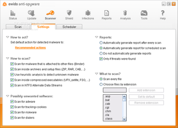 Ewido Security Suite screenshot