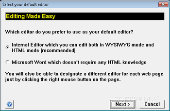 Ewisoft Website Builder screenshot