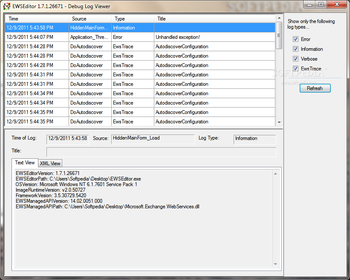 EWSEditor screenshot 4