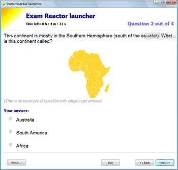 Exam Reactor screenshot