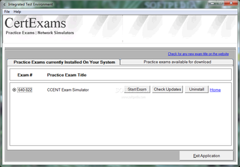 Exam Simulator for CCENT screenshot