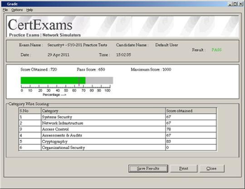 Exam Simulator for CCNA screenshot