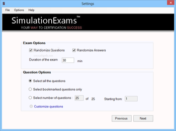 Exam Simulator for CCNA (formerly CCNA 640-801 Practice Exam) screenshot 4