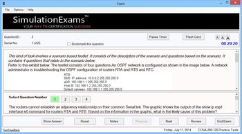 Exam Simulator for CCNA (formerly CCNA 640-801 Practice Exam) screenshot 5