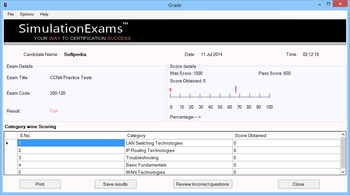 Exam Simulator for CCNA (formerly CCNA 640-801 Practice Exam) screenshot 6