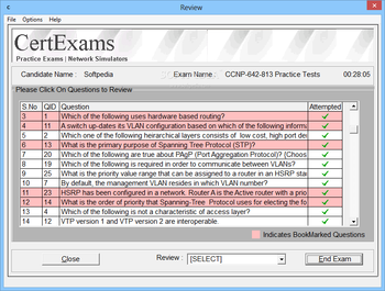 Exam Simulator for CCNP Switch 642-813 screenshot 4