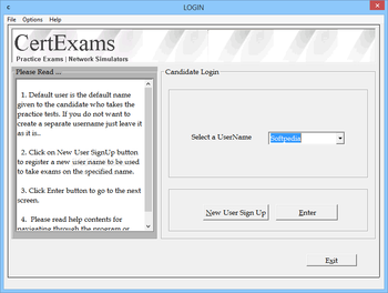 Exam Simulator for Network+ screenshot
