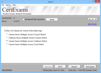 Exam Simulator for Network+ screenshot 3