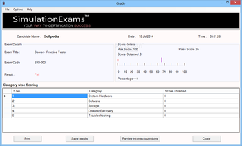 Exam Simulator for Server+ screenshot 4
