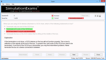 Exam Simulator for Server+ screenshot 5