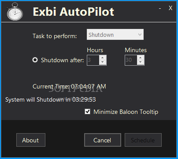 Exbi AutoPilot screenshot