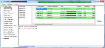 ExBulkAdmin screenshot