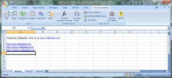 Excel-Accelerator screenshot