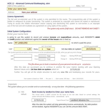 Excel Bookkeeping Set 2x1 screenshot 4