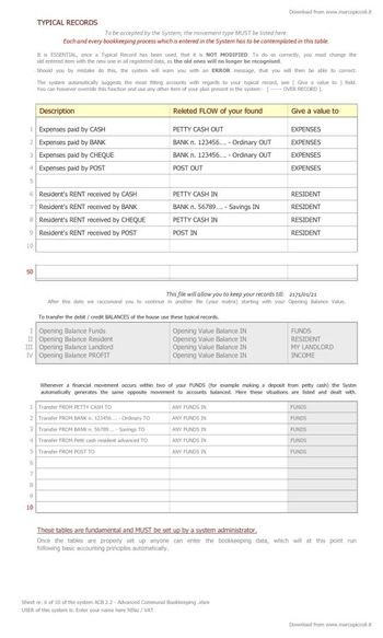 Excel Bookkeeping Set 2x1 screenshot 7