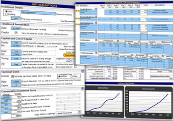 Excel Business Valuation screenshot