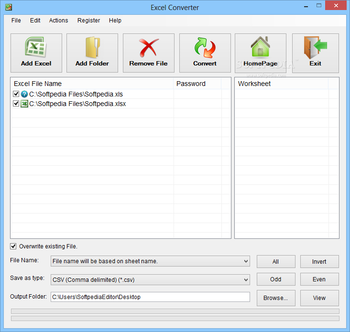 Excel Converter screenshot