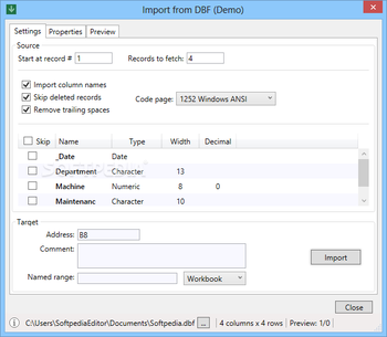 Excel DbfMate screenshot 5