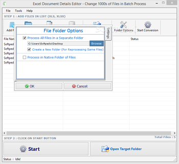 Excel Document Details Editor screenshot 2