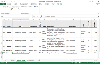 Excel Export to PowerPoint screenshot