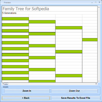 Excel Family Tree Chart Template Software screenshot 2