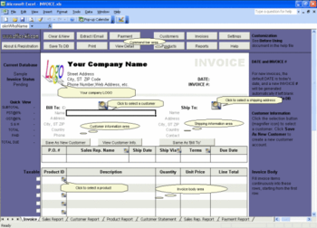 Excel Invoice Manager Enterprise screenshot