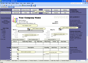 Excel Invoice Manager Express screenshot 3