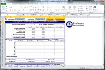 Excel Invoice Template screenshot 3