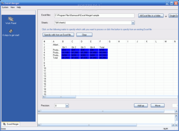 Excel Merger screenshot