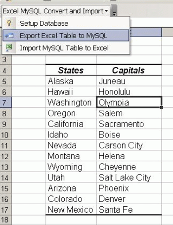 Excel MySQL Import, Export & Convert Software screenshot 2