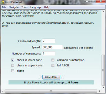 Excel Password screenshot 6