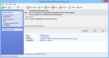 Excel Password Recovery Key screenshot 6