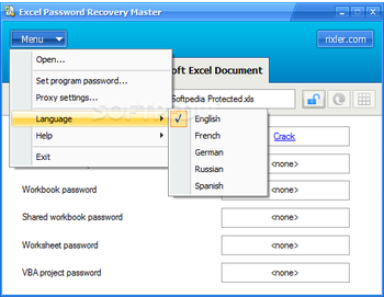 Excel Password Recovery Master screenshot 2