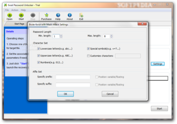 Excel Password Unlocker screenshot 3
