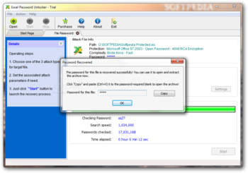 Excel Password Unlocker screenshot 4